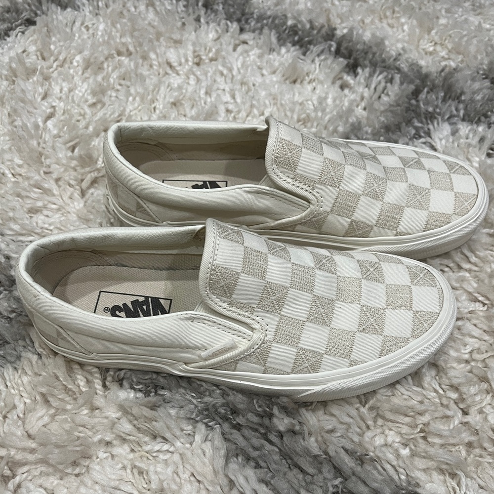 Checkered Vans Size 8 - Brand New